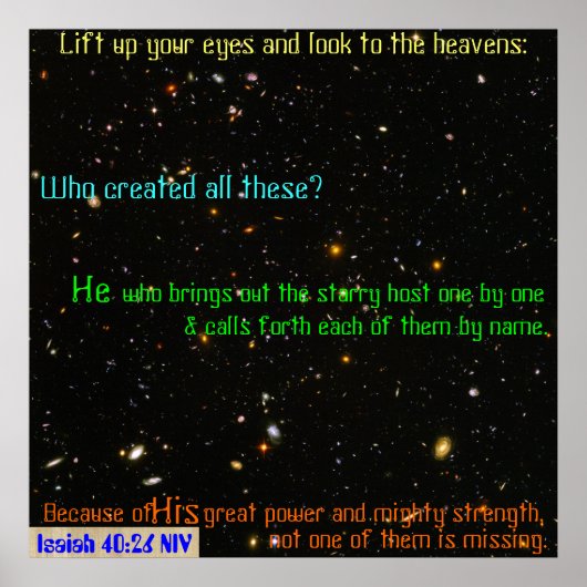 Poster Regardez les cieux. (Devant)