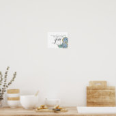 POSTER REGARDEZ-MOI CROÎTRE, BABY SHOWER, FAVEUR, FAVEUR  (Cuisine)