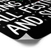 Poster Regardez-Moi Être Festif Et Noël (Coin)