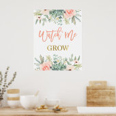 Poster Regardez-moi pousser des succulents signe (Cuisine)