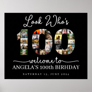Poster regardez qui est 100 jalon 100e anniversaire photo