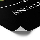 Poster Regardez qui est 16 Photo personnalisable panneau (Coin)