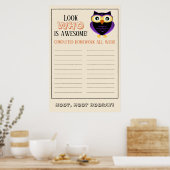 Poster Regardez QUI est génial 24" x 36" (Cuisine)