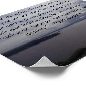 Poster "Regardez vos pensées, elles deviennent des mots.. (Coin)