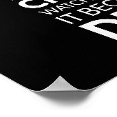 Poster Regardez Vos Pensées Ils Deviennent Vos Actions (Coin)