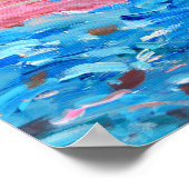 Poster Régate de voile dynamique Expressionniste (Coin)