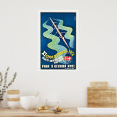 Poster Régate universitaire Pise-Pavie Courses d'aviron e (Cuisine)