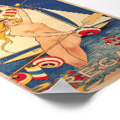 Poster Régate, Voile, Italie, Art Nouveau (Coin)