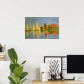Poster Regatta à Argenteuil par Claude Monet (Bureau à domicile)