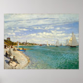 Poster Regatta à Sainte-Adresse, Monet (Devant)