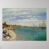 Poster Regatta à Sainte-Adresse, Monet Fine Art (Devant)