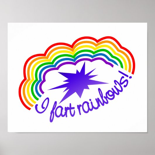 Poster regenboogkunst (Voorkant)