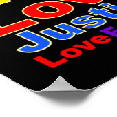 Poster regenboogwaarden (Hoek)