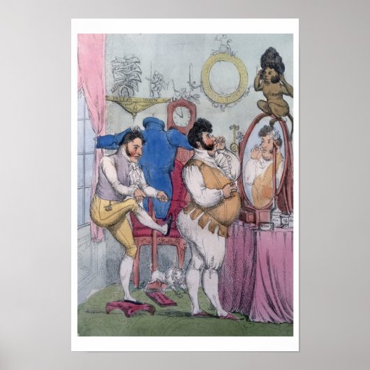 Poster Regency a la Mode, 1812 (gravure colorée) (Devant)