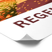 Poster Regents Park Londres Imprimer (Coin)