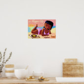 Poster Reggae City Gal sur la plage (Cuisine)