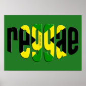 Poster reggae de jamaïque (Devant)