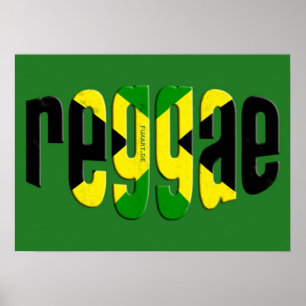 Poster reggae de jamaïque