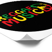 Poster Reggae Musique design, reggae art (Coin)