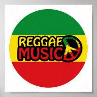 Reggae Musique, reggae art avec symbole de paix