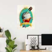 Poster Reggae Narwhal (Bureau à domicile)