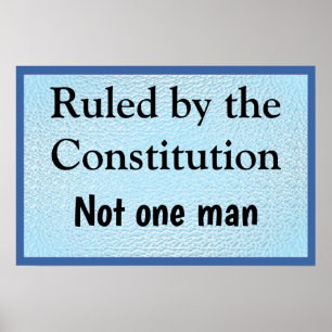 Poster Régi par la Constitution