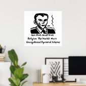 Poster Régime de Pyramide religieuse (Bureau à domicile)