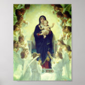 Poster Regina Angelorum - William-Adolphe Bouguereau (Devant)