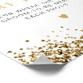 Poster REGINA Glitter Or Jaune Où Étaient-Ils Panneau (Coin)