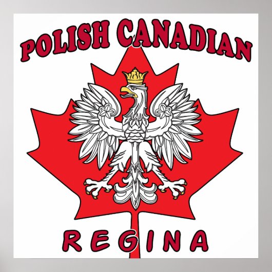 Poster Regina Polonaise Feuille canadienne (Devant)