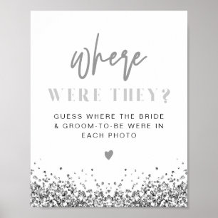 Poster REGINA Silver Sequins Disco Où Étaient-Ils Signer