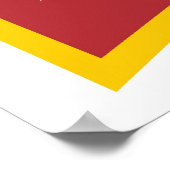 Poster regio Le Marche Italië (Hoek)