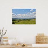 Poster Région Auvergne dans le Massif Central de France (Cuisine)