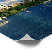 Poster Région de Boston Back Bay (Coin)