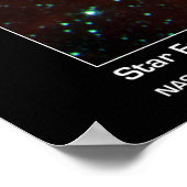 Poster Région de formation de Star DRS - Télescope Spitze (Coin)