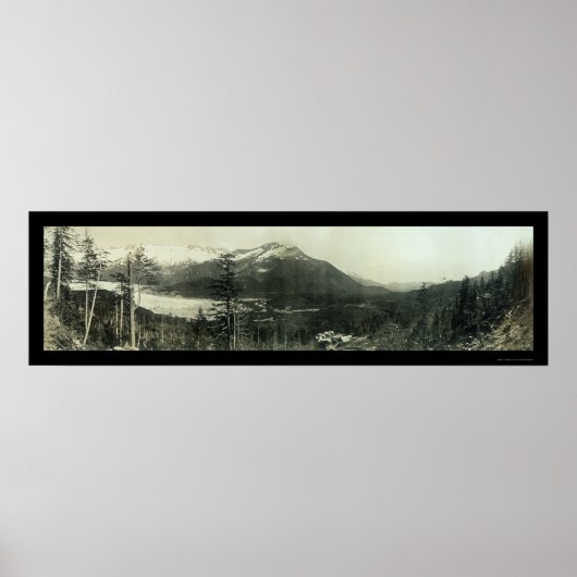 Poster Région de Juneau Alaska Photo 1908 (Devant)