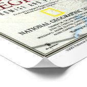 Poster " Région de la Caspienne : 1999 - Carte promise et (Coin)