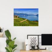 Poster Région du Lavaux, Vaud, Suisse (Bureau à domicile)