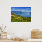 Poster Région du Lavaux, Vaud, Suisse (Cuisine)