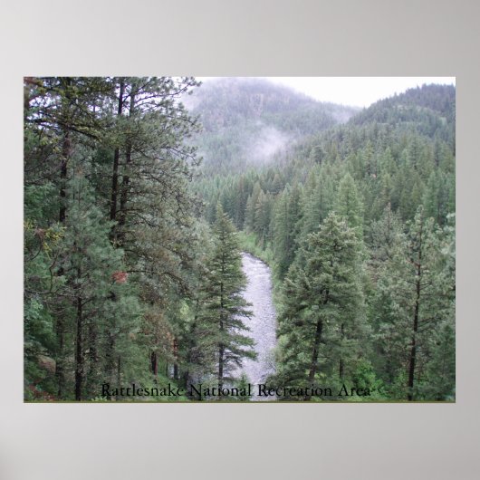 Poster Région récréative nationale de Rattlesnake (Devant)