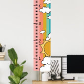 Poster Règle de graphique de croissance féminine personna (Bureau à domicile)