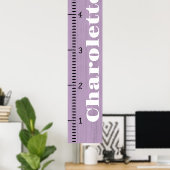 Poster Règle de graphique de croissance féminine personna (Bureau à domicile)