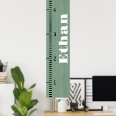 Poster Règle de graphique de croissance humaine personnal (Bureau à domicile)