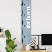 Poster Règle de graphique de croissance humaine personnal (Bureau à domicile)