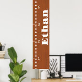 Poster Règle de graphique de croissance humaine personnal (Bureau à domicile)