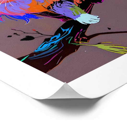 Poster Règle des chats perses (Coin)