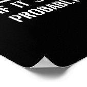 Poster Règle des maths (Coin)