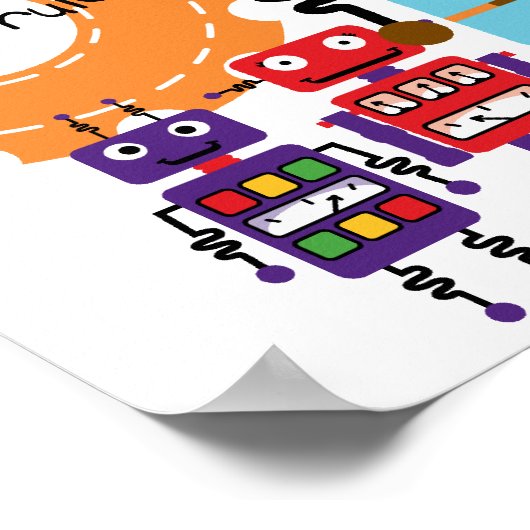 Poster Règle des robots (Coin)