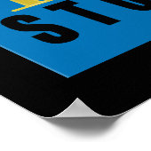 Poster règle d'or en direct arrêter l'intimidation (Coin)