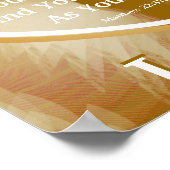 Poster Règle d'or sur l'affiche des ailes angéliques blan (Coin)